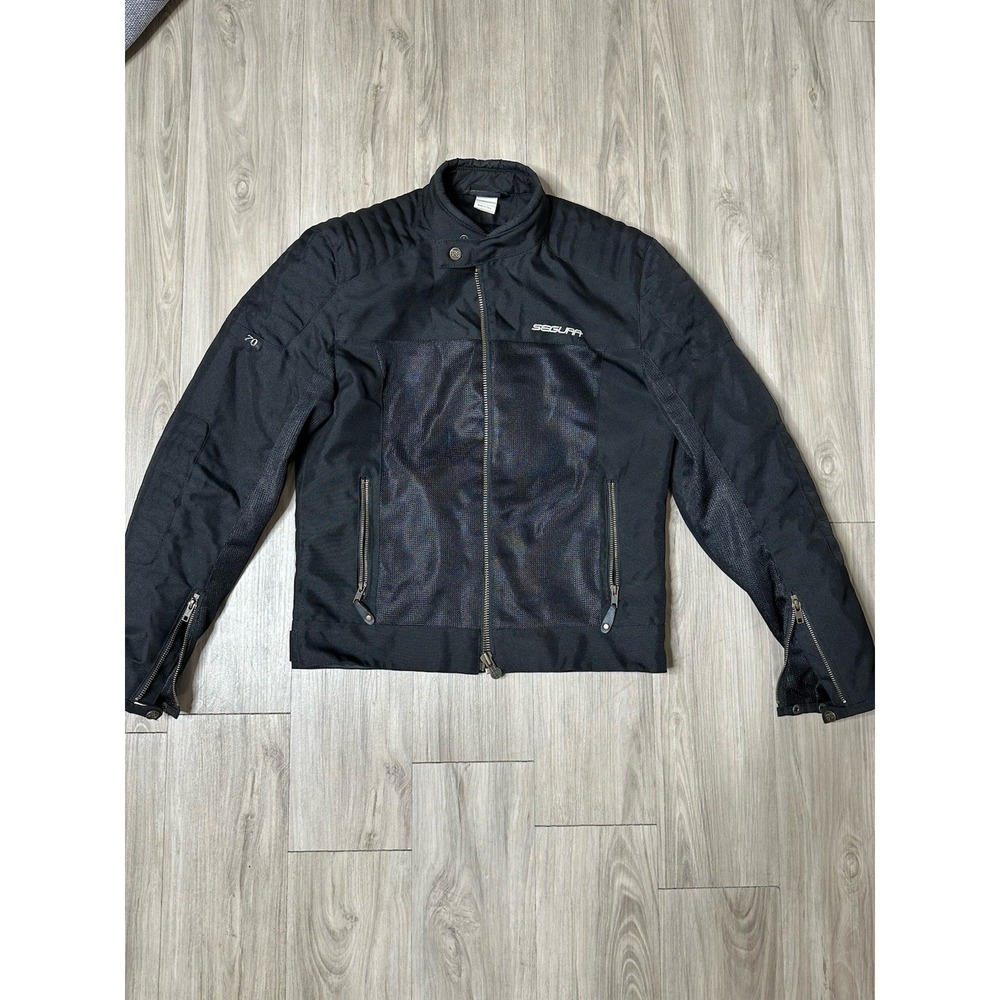 Busted Arm Zipper Bering Segura Blouson Oskar Motorcycle  Riding Street Jacket